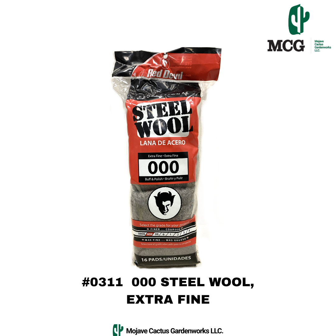 RED DEVIL 000 STEEL WOOL EXTRA FINE 16 pc