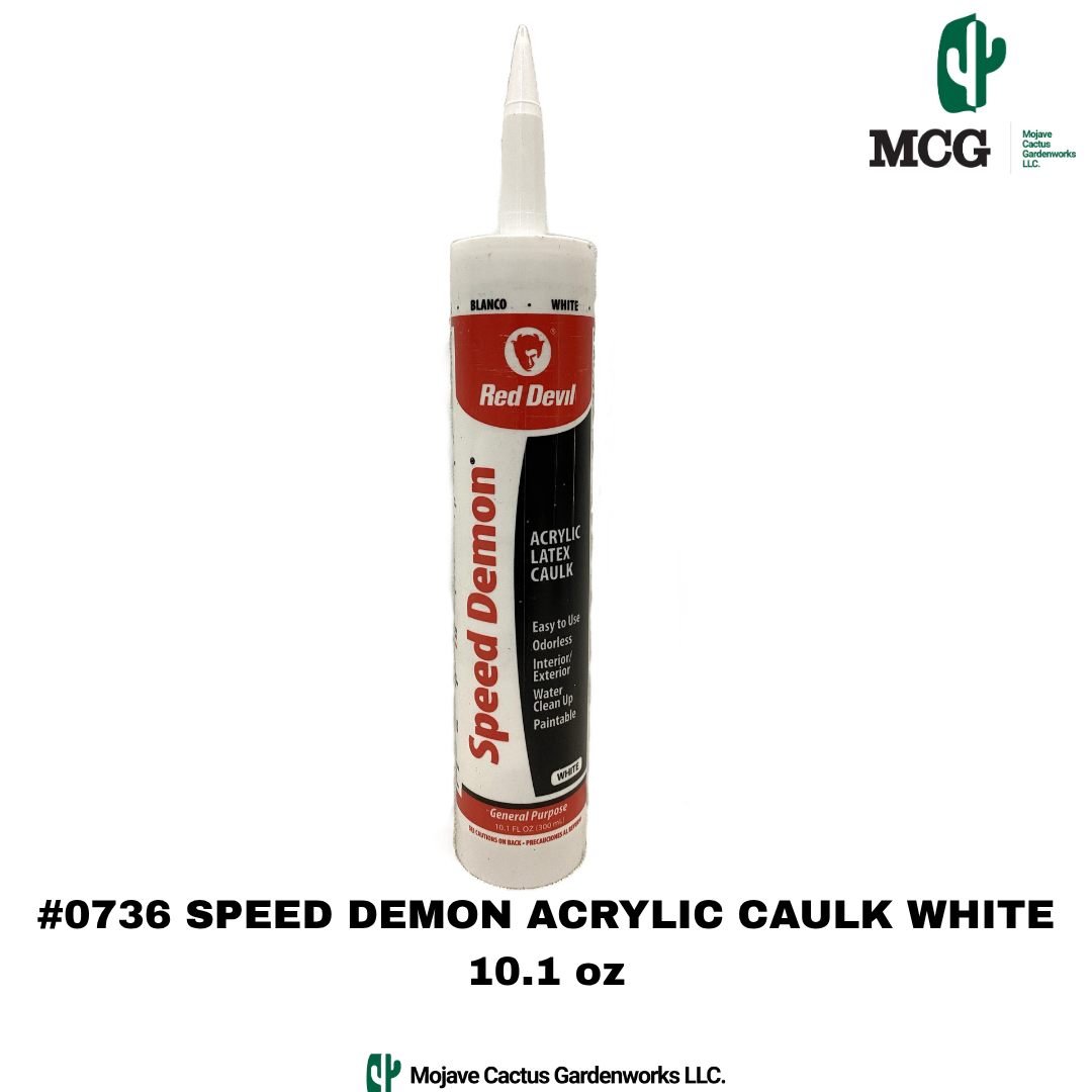 RED DEVIL - SPEED DEMON ACRYLIC CAULK WHITE 10.1 oz