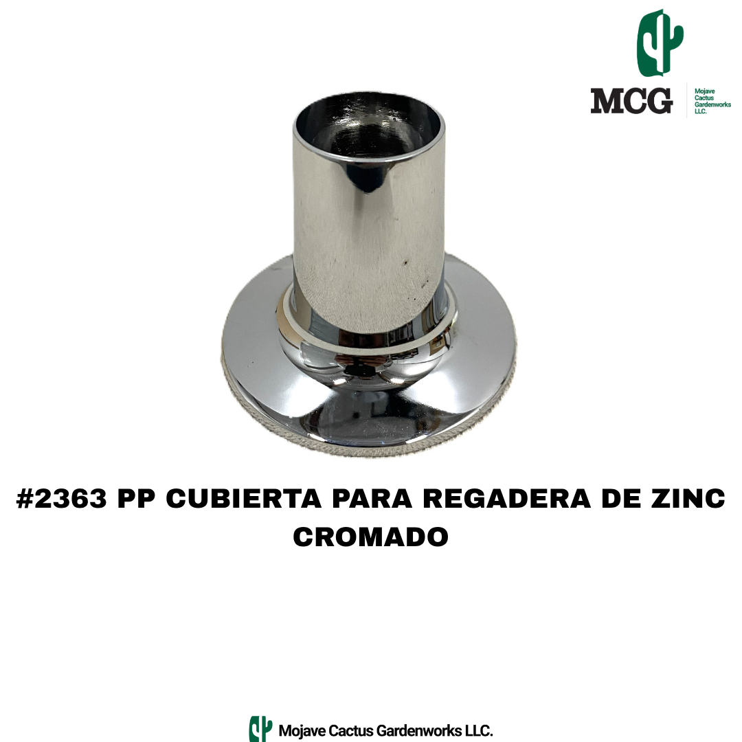 PP SHOWER FLANGE POLISHED CHROME PLATED ZINC