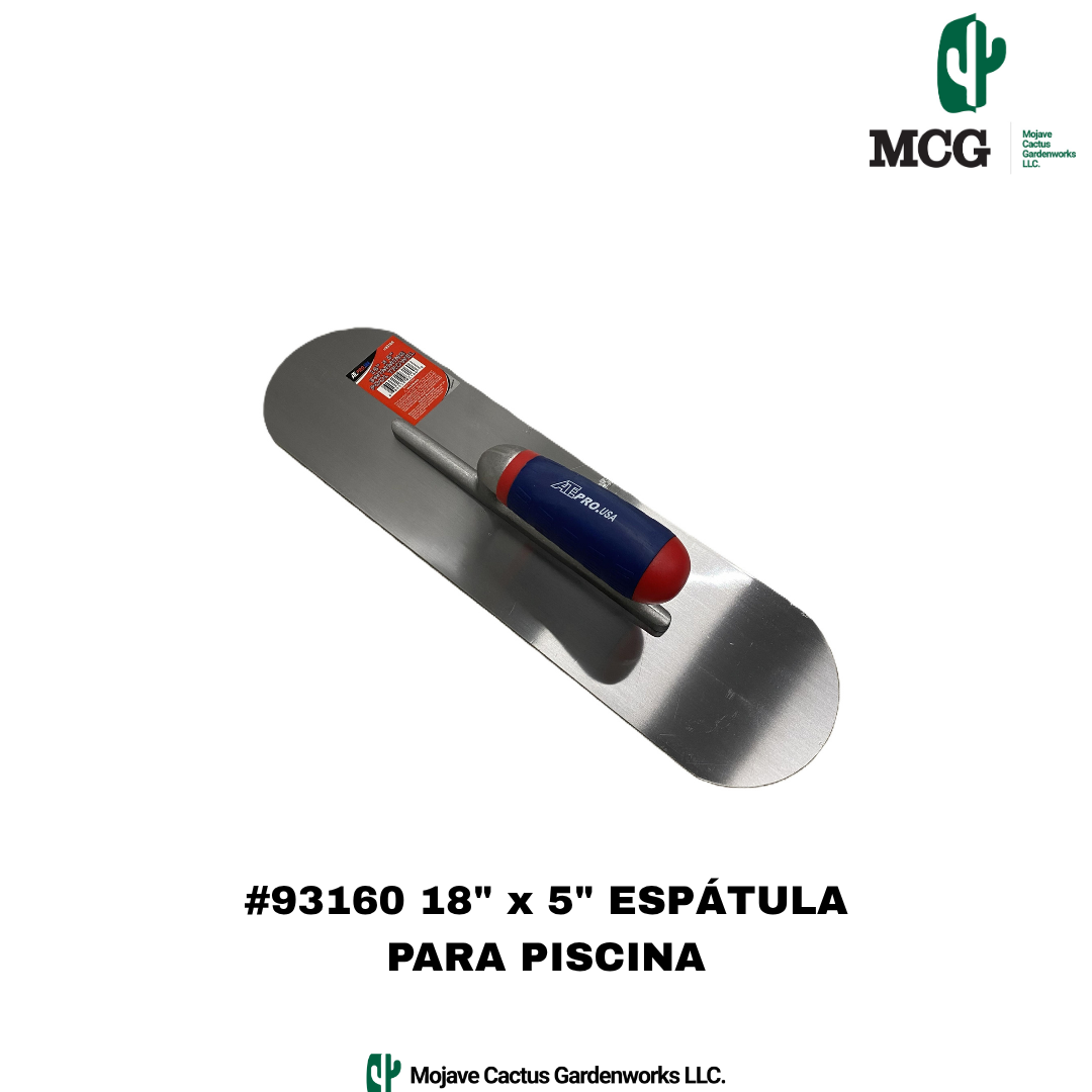 18" x 5" SWIMMING POOL TROWEL