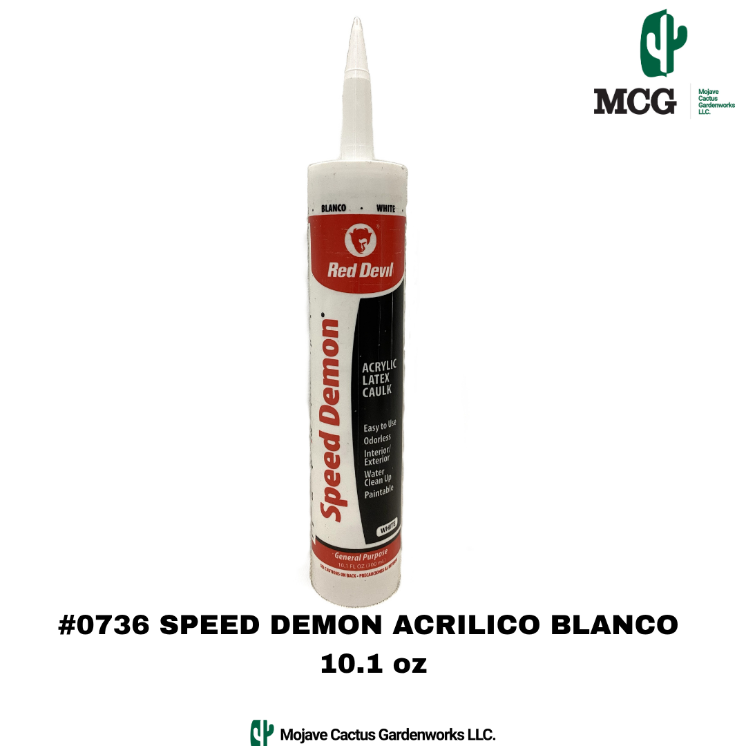 RED DEVIL - SPEED DEMON ACRYLIC CAULK WHITE 10.1 oz