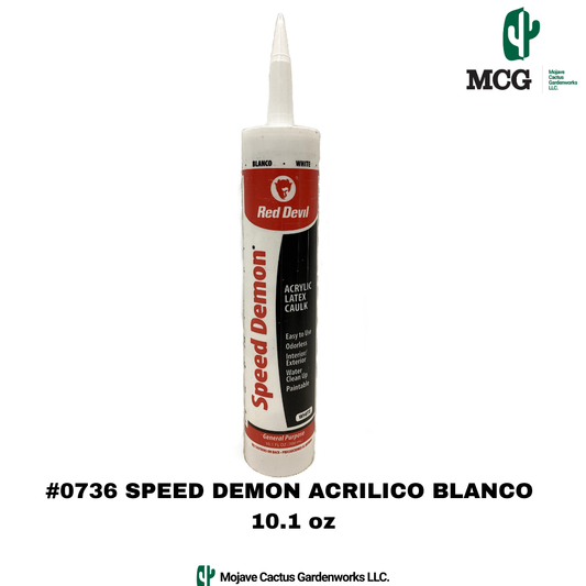 RED DEVIL - SPEED DEMON ACRYLIC CAULK WHITE 10.1 oz
