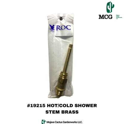 HOT/COLD SHOWER STEM BRASS
