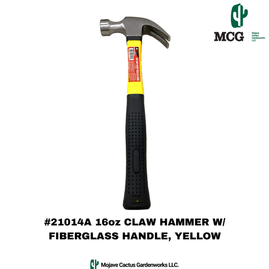 16 oz CLAW HAMMER W/ FIBERGLASS HANDLE
