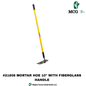 MORTAR HOE 10" WITH FIBERGLASS HANDLE 49"