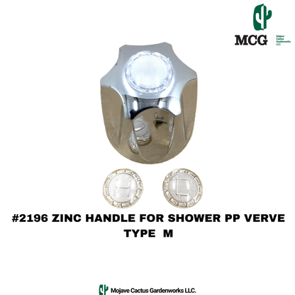 ZINC HANDLE FOR SHOWER PP VERVE TYPE  M