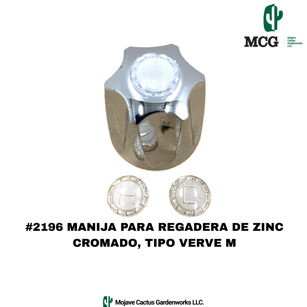 ZINC HANDLE FOR SHOWER PP VERVE TYPE  M