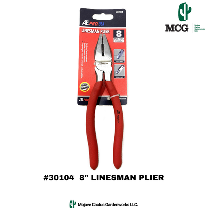 8" LINESMAN PLIER