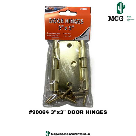 3" x 3" DOOR HINGES (SET OF 2)