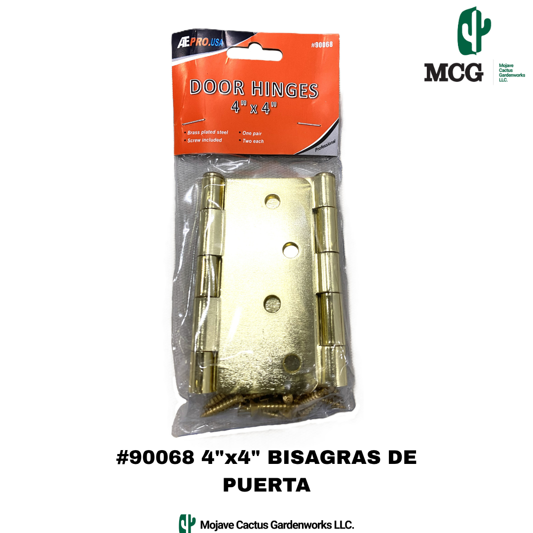 4" x 4" DOOR HINGES (SET OF 2)