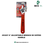 8" ADJUSTABLE WRENCH WITH DIPPED HANDLE