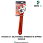 10" ADJUSTABLE WRENCH WITH DIPPED HANDLE