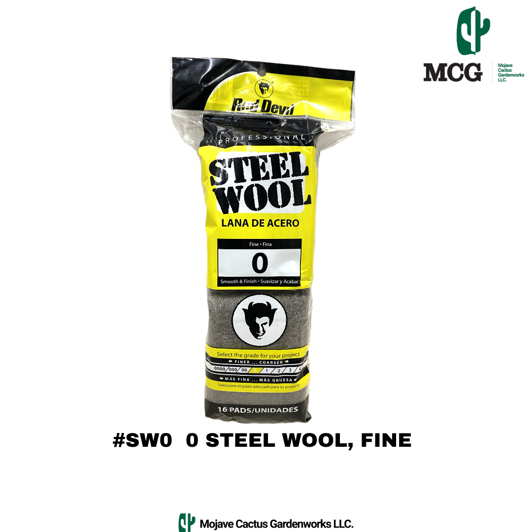 RED DEVIL 0  STEEL WOOL FINE 16 pc